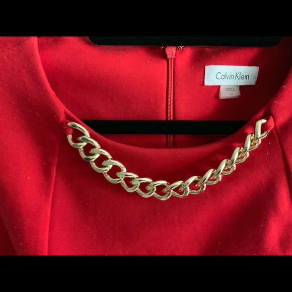 Calvin Klein Dresses & Skirts - Calvin Klein Red Dress